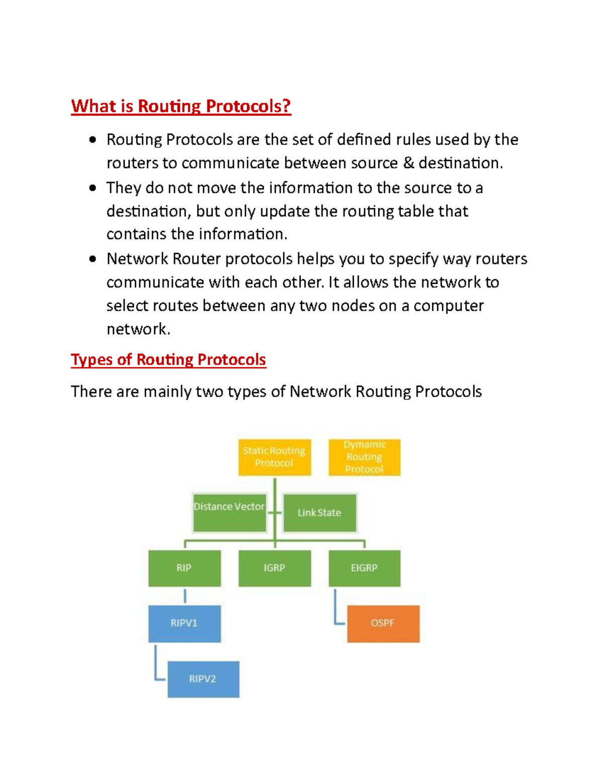 Routing Protocols - Network Fundamental - What is Routing Protocols ...