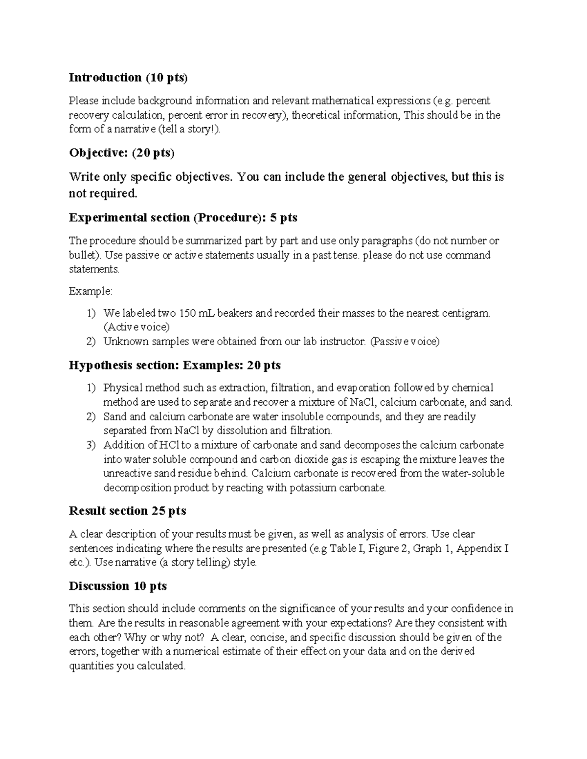 Rubric - n/a - Introduction (10 pts) Please include background ...