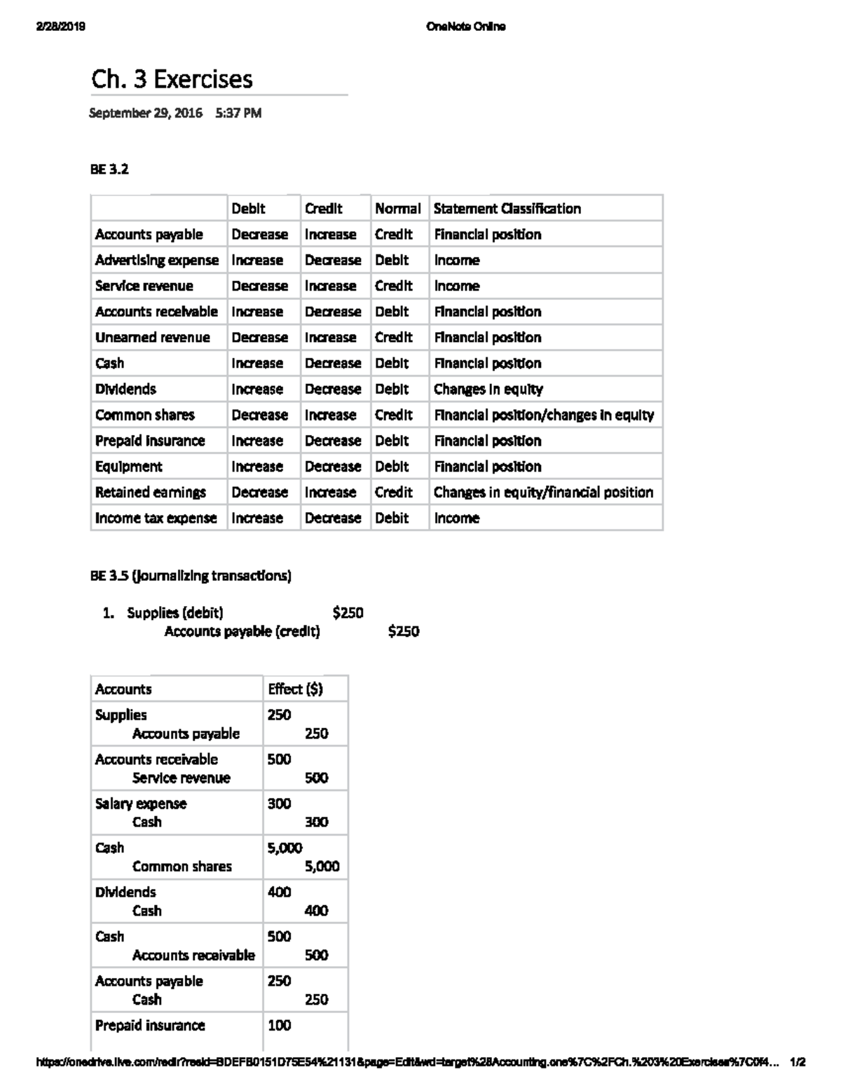 Chapter 3 Exercises - 2/28/201 9 - Studocu