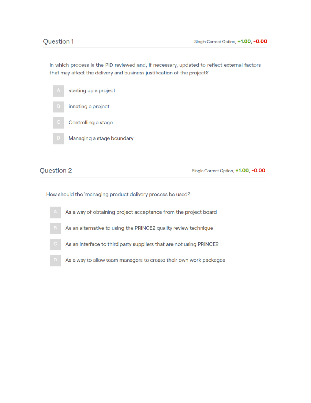 Prince 2 - Communication Skills - ` - Studocu