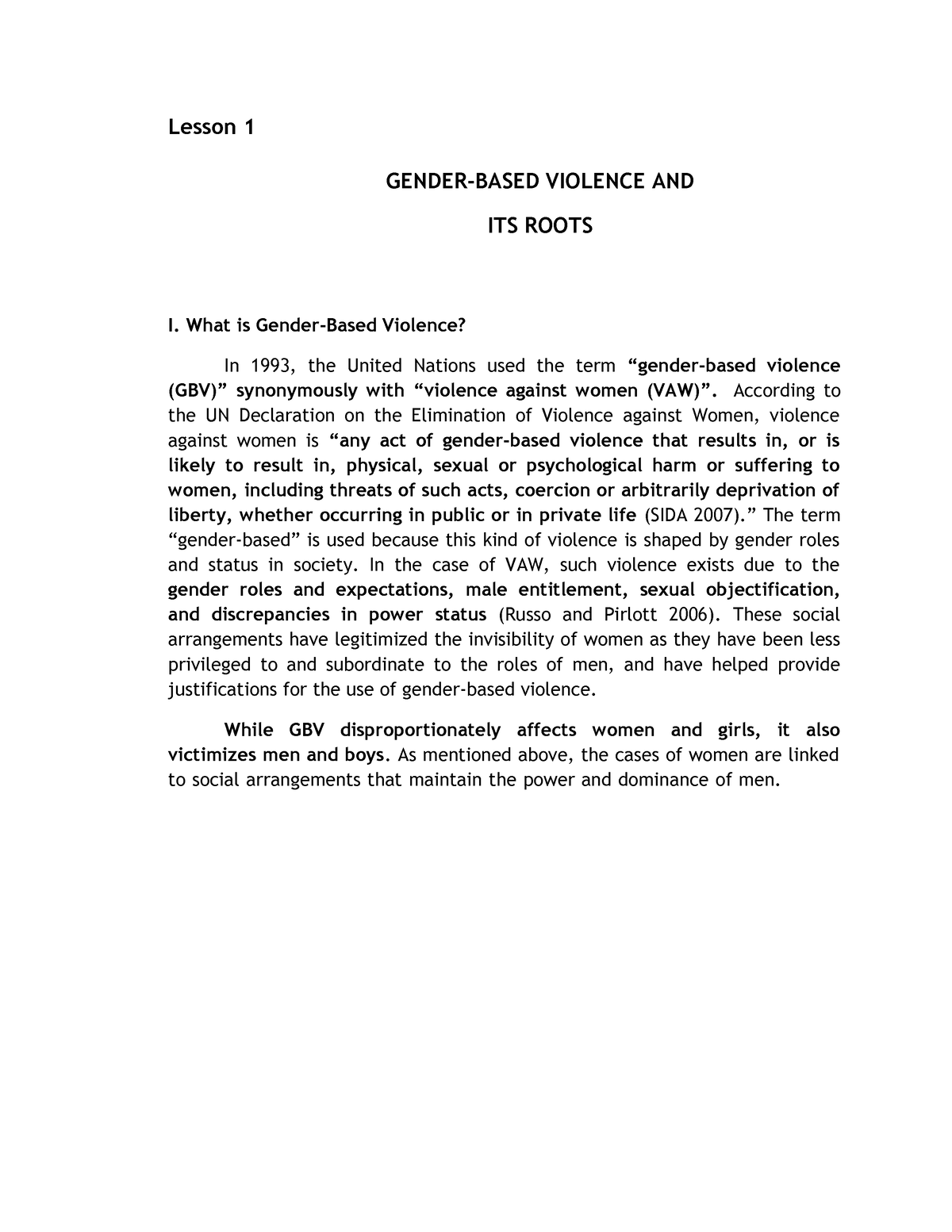 gender based violence essay grade 11 exam