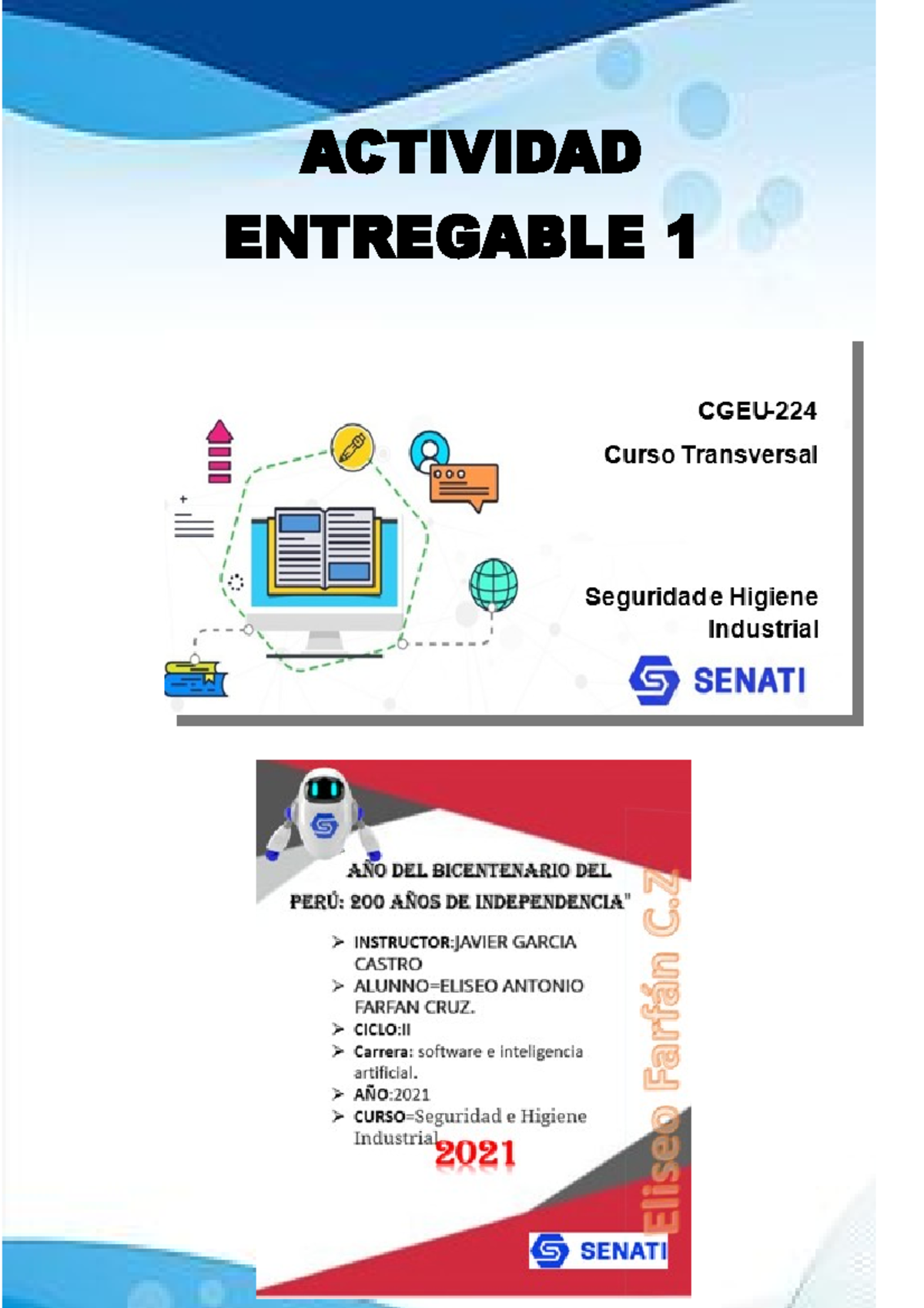 Entregable 1 - Apuntes 1 - Estudio Del Trabajo - SENATI - Studocu