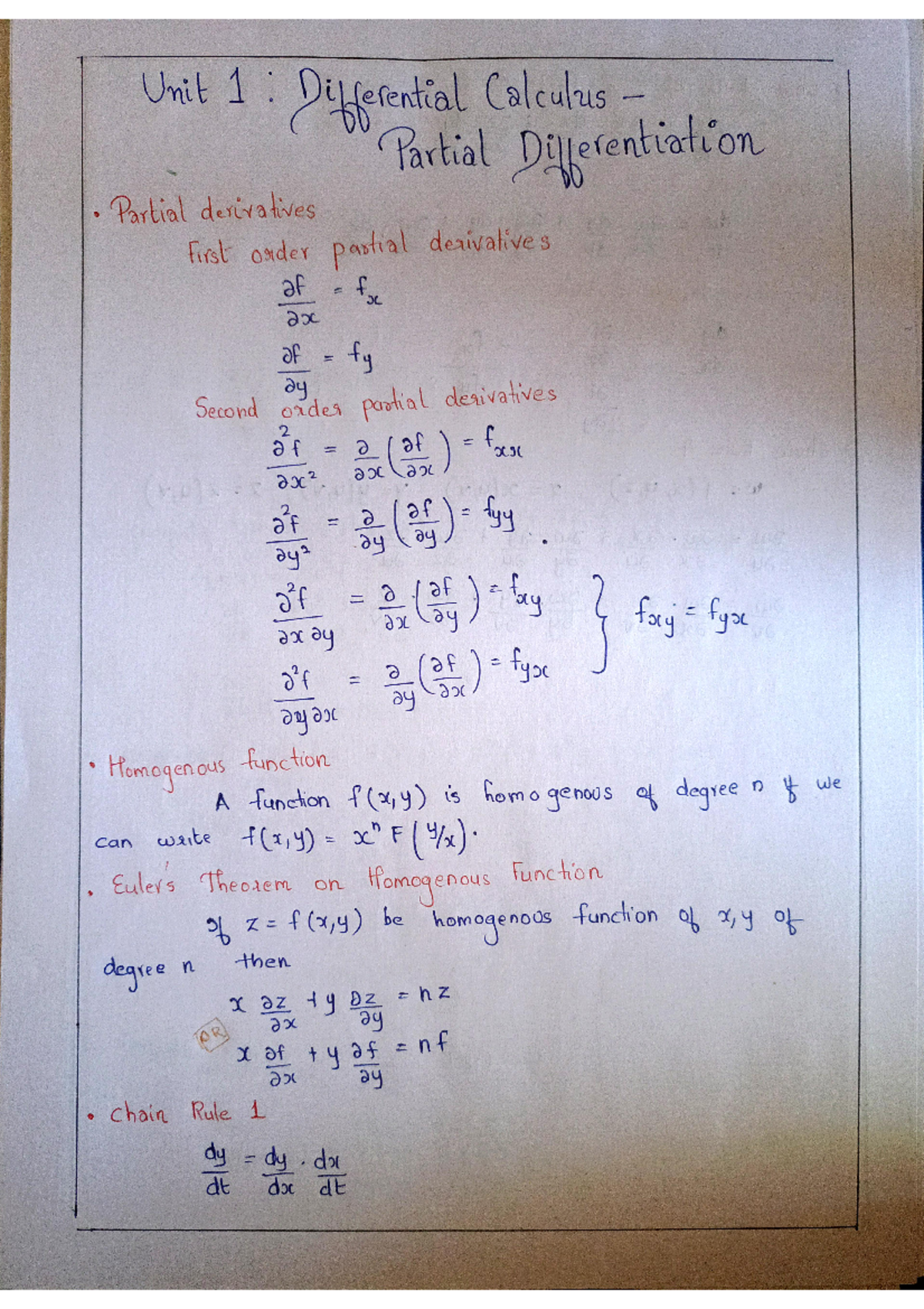 II sem...Partial derivatives - Unit 1 : Differential Calculus Partial ...