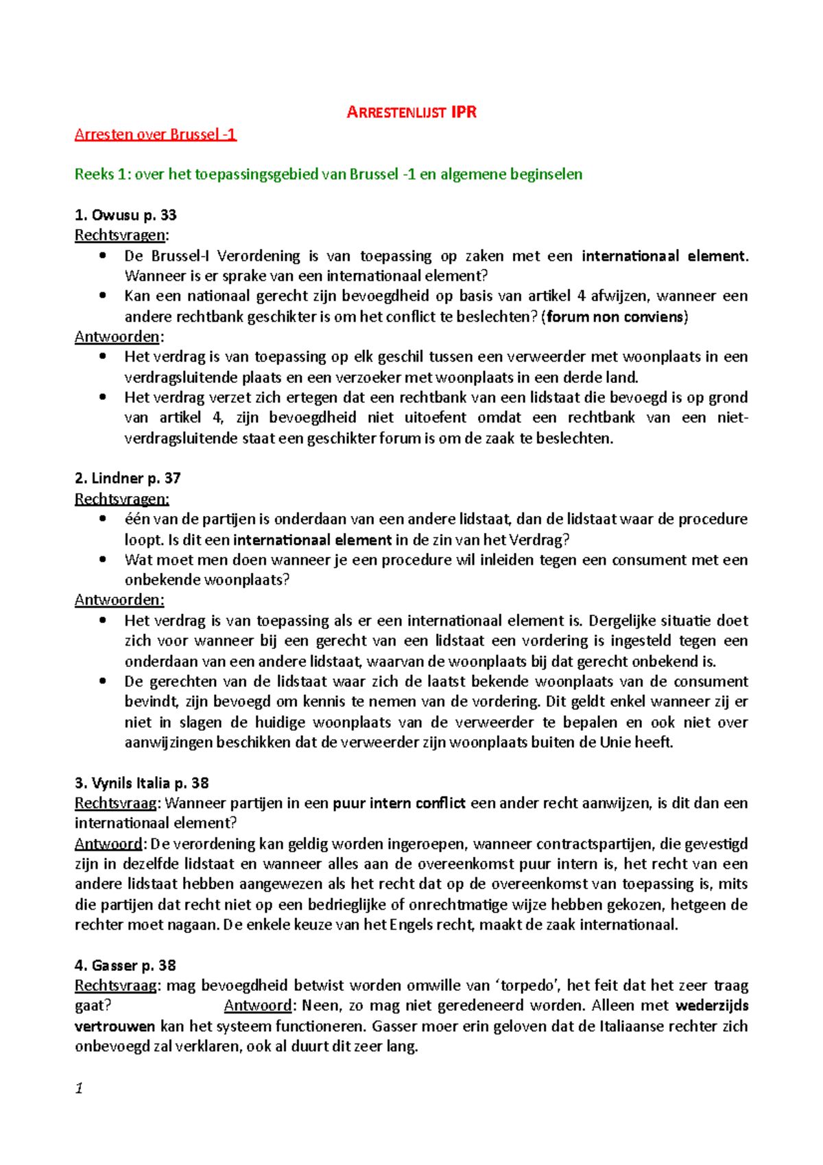 Arrestenlijst-IPR Kopie - ARRESTENLIJST IPR Arresten Over Brussel ...