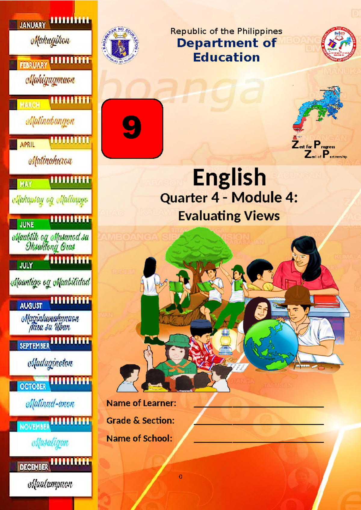 English 9 Quarter 4 module 3 for language and writing skills for ...