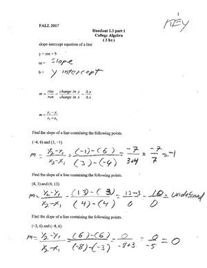 MATH 101 NOTE - Math 101 Class note - Math 101 - In-Class Notes Unit 1 ...