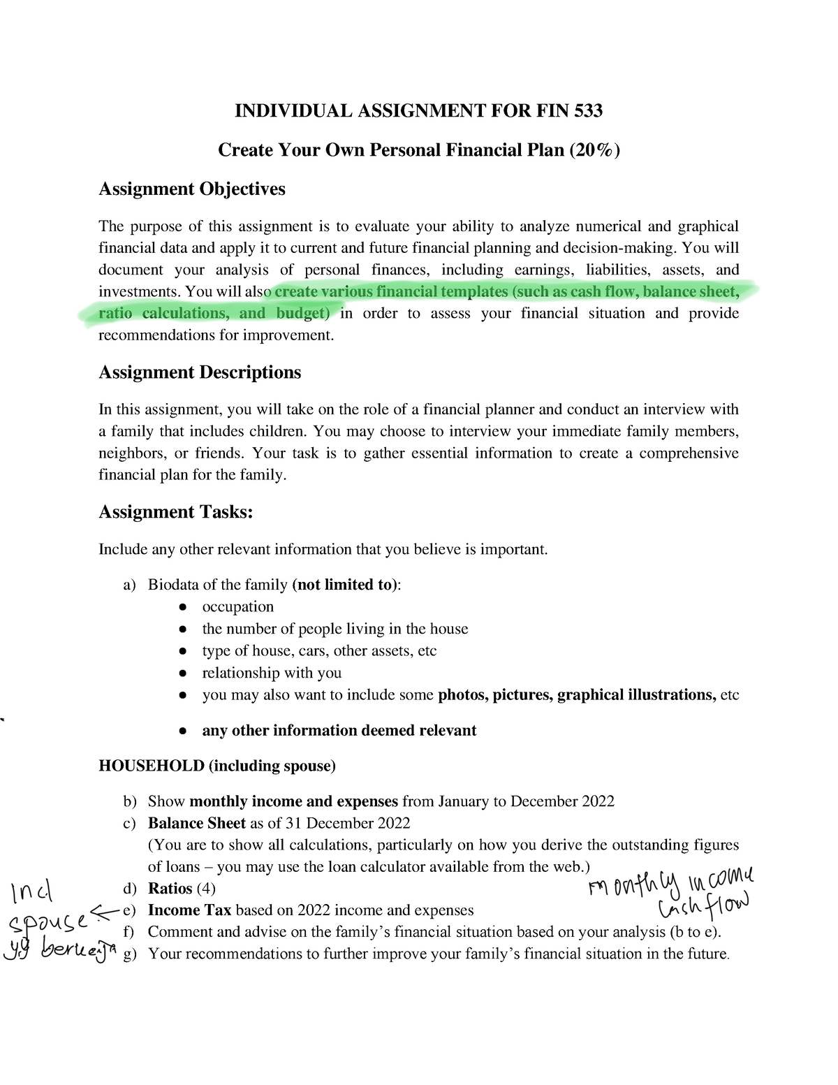 FIN533 Individual Assignment OCT2023 FEB2024 - INDIVIDUAL ASSIGNMENT ...