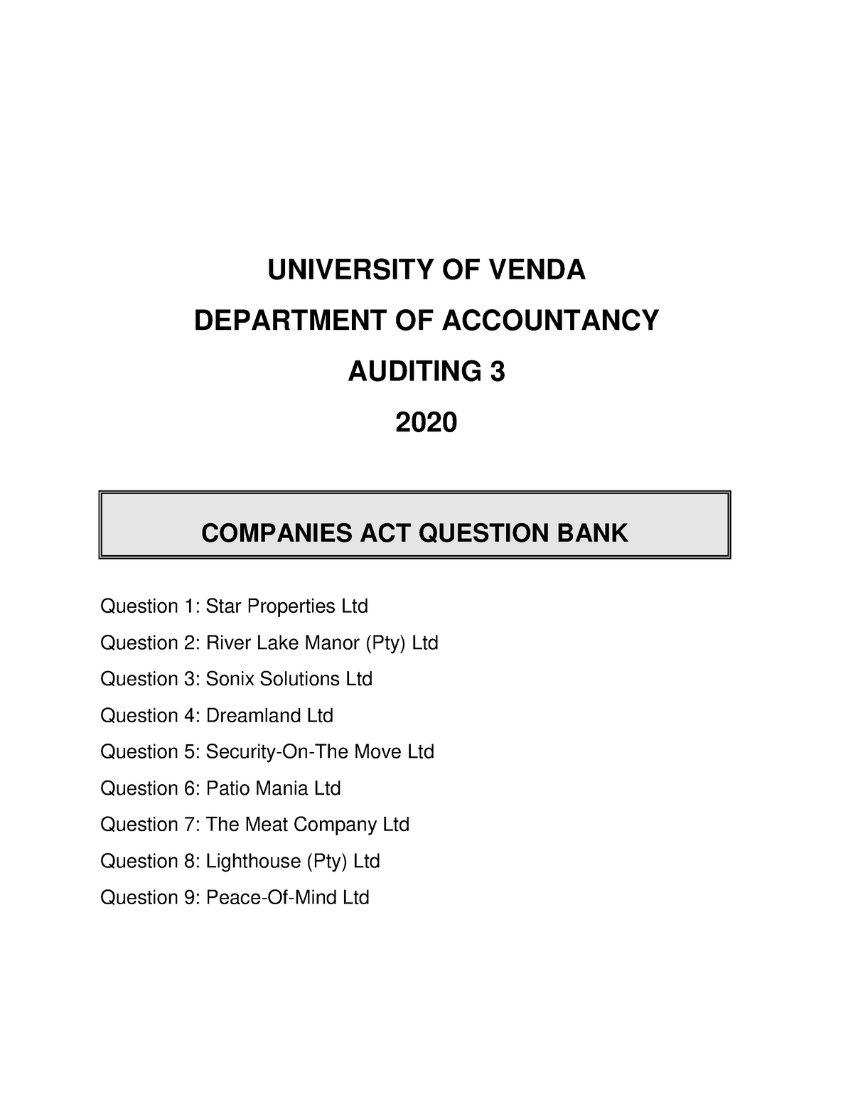 Companies Act 71 Of 2008 QB 2020 UNIVERSITY OF VENDA DEPARTMENT OF   Thumb 1200 1553 