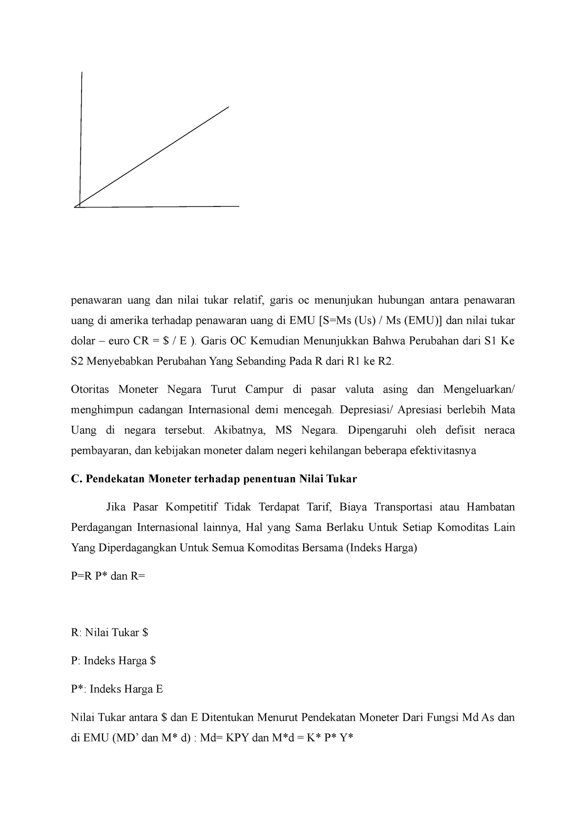 Ekonomi Inter - Pendekatan Moneter Terhadap Penentuan Nilai Tukar ...