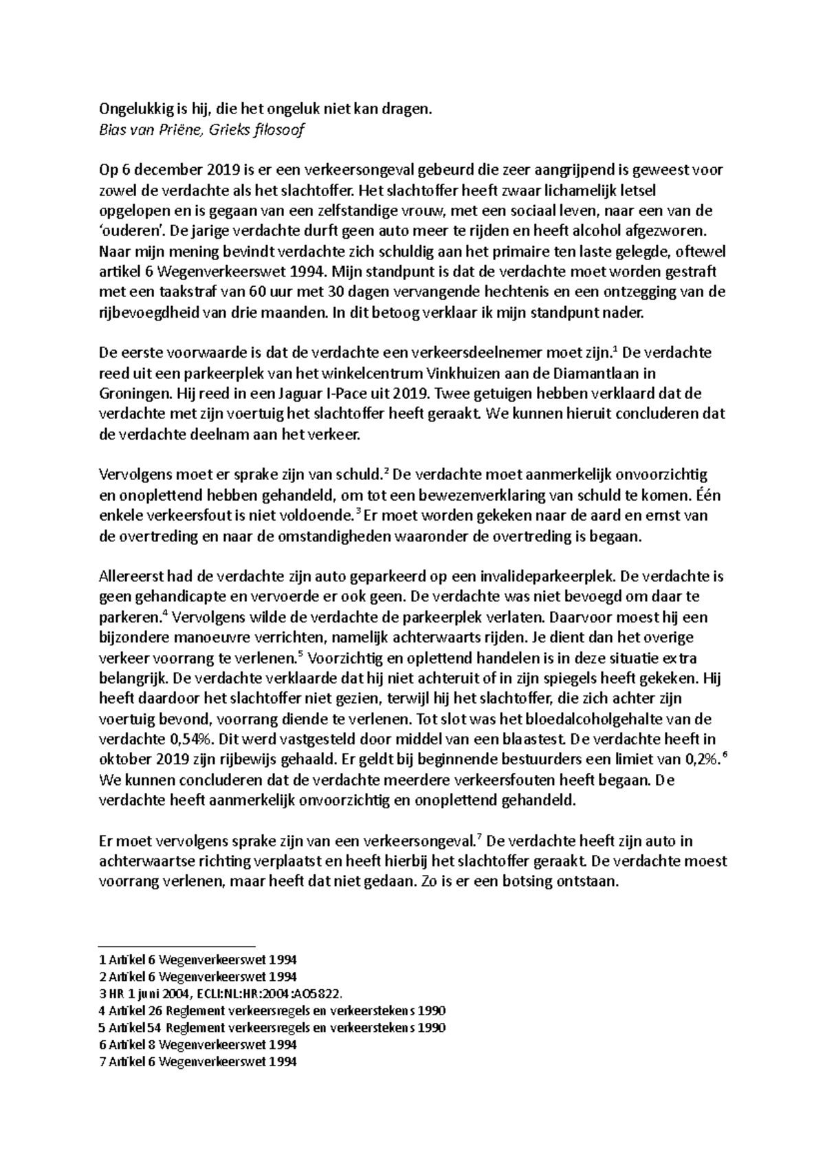 Argumenteren Betoog Toets - Avans - Studeersnel