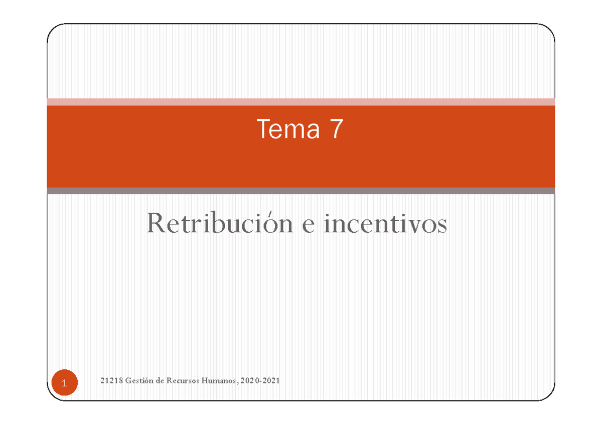 Gestion De La Retribucion Unidad 4 Incentivos www.studocu.com