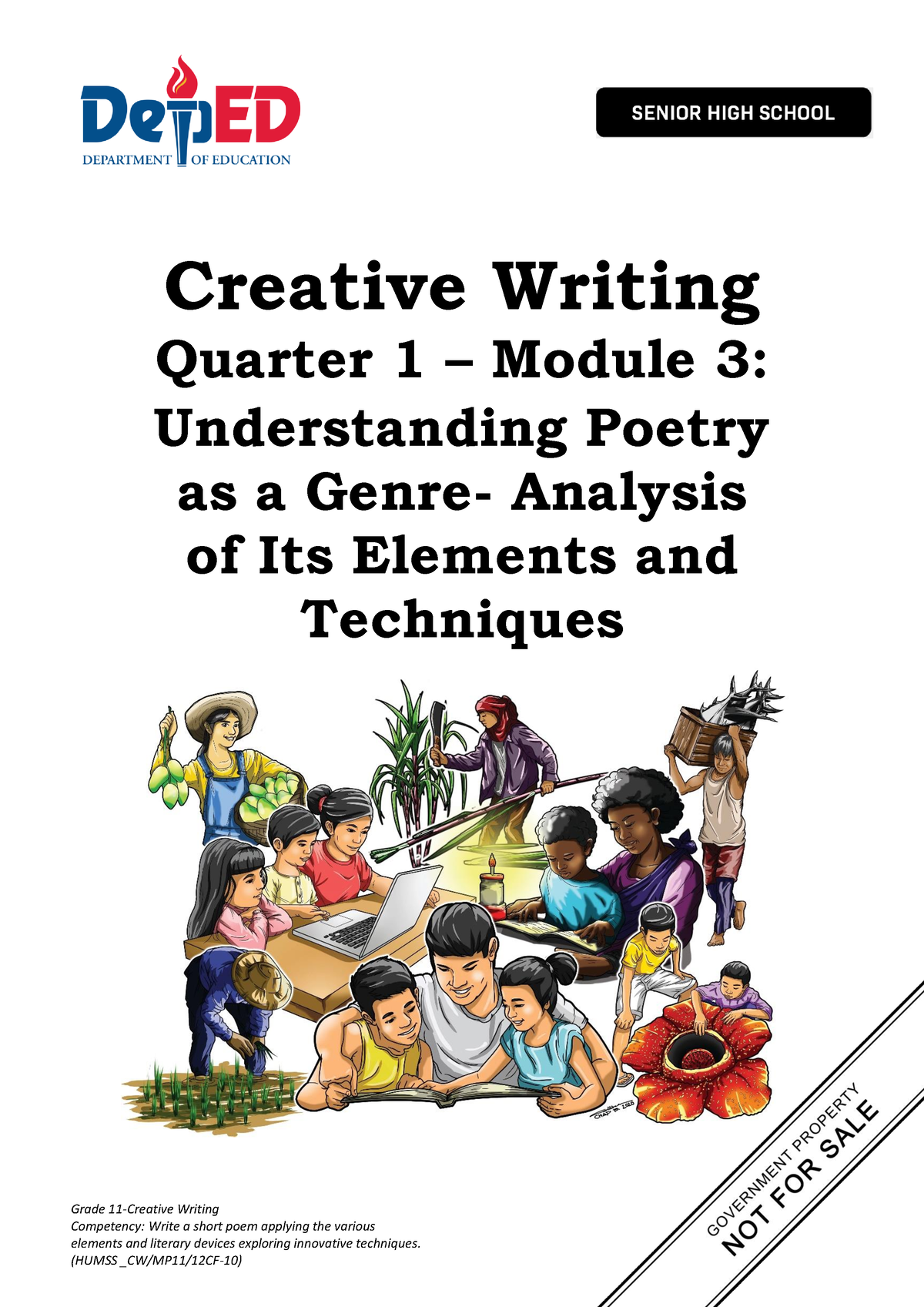 grade 11 creative writing module 3 answer key