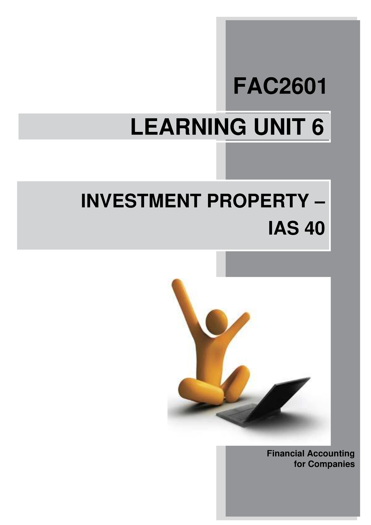 Lesson 6 - Study Material - FAC LEARNING UNIT 6 INVESTMENT PROPERTY ...