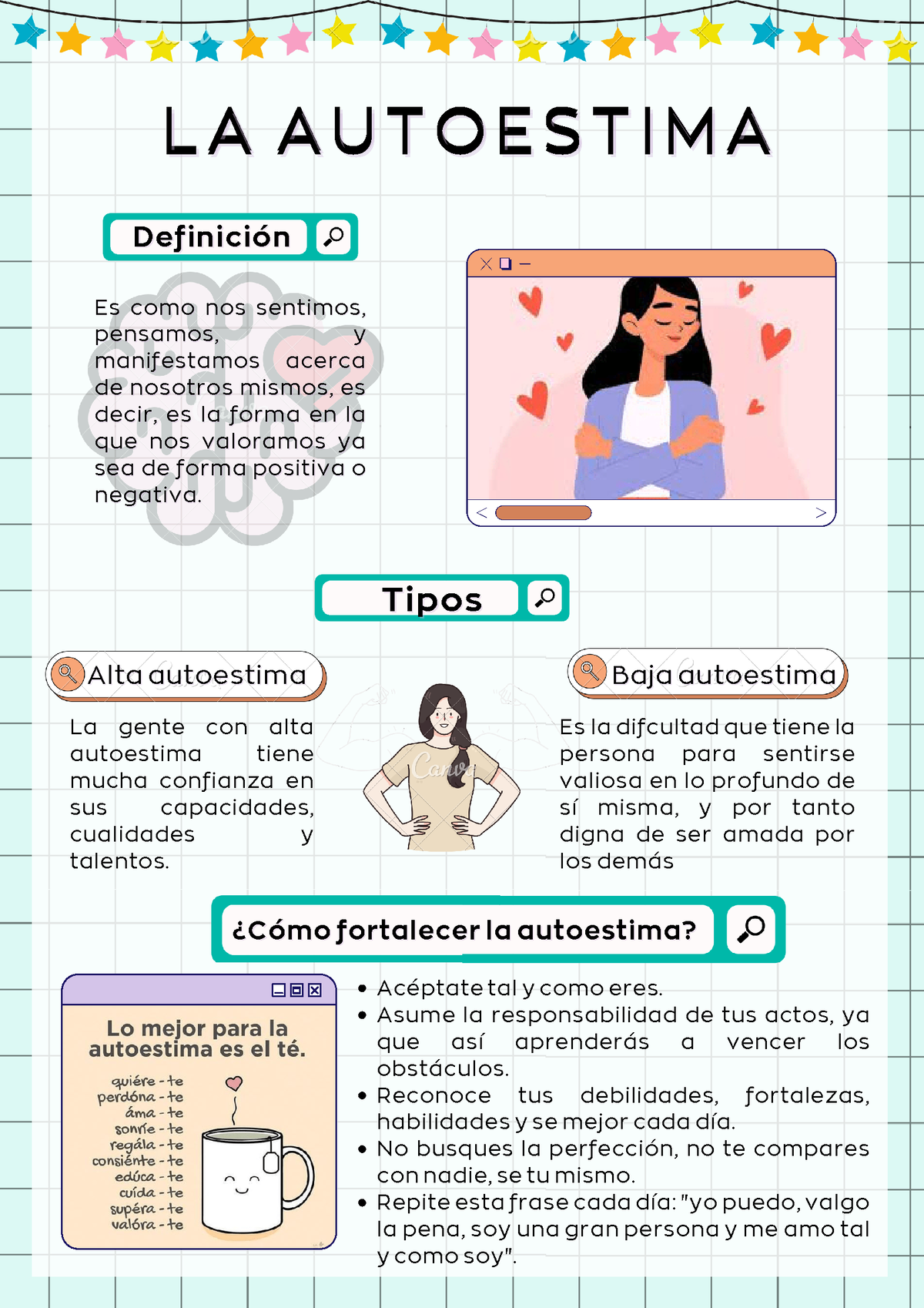 alta autoestima vs baja autoestima