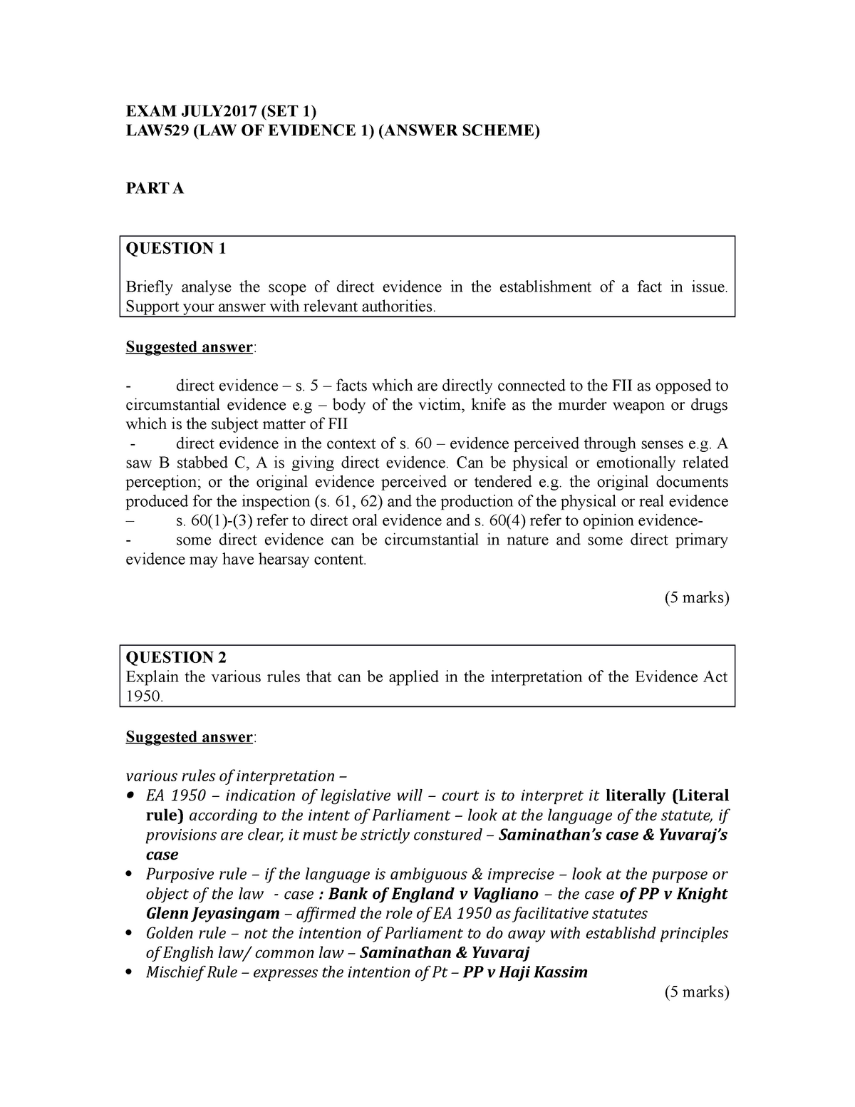 law-of-evidence-exam-july2017-set-1-law529-law-of-evidence-1