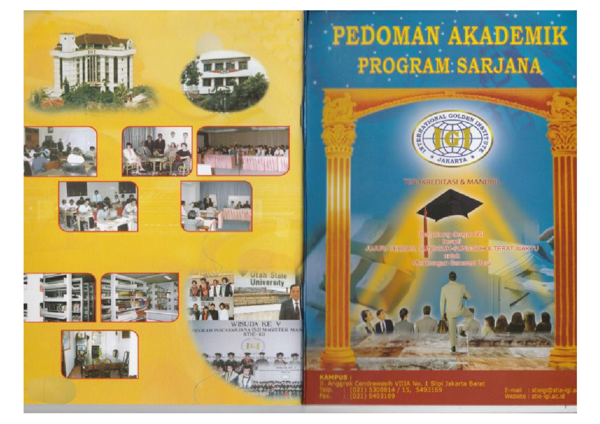 Buku Pedoman Akademik Tahun 2019 - Kewirausahaan - Studocu