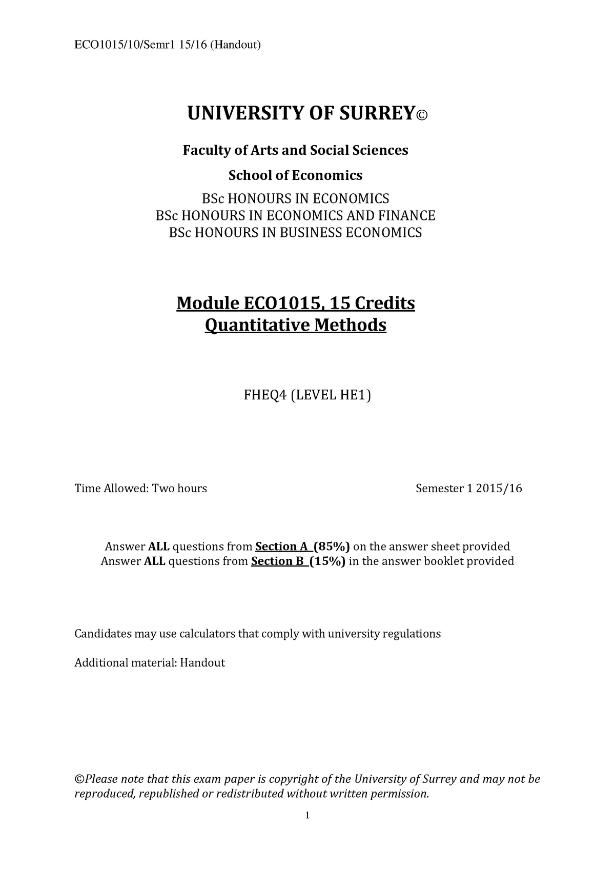 exam-2015-questions-university-of-surrey-faculty-of-arts-and-social