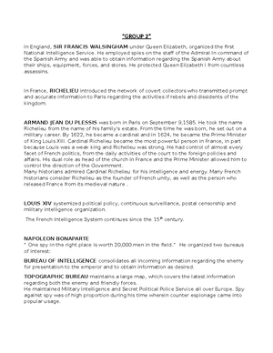 Group 4-1 - Education purposes - GROUP 4 FRENCH INTELLIGENCE SYSTEM ...