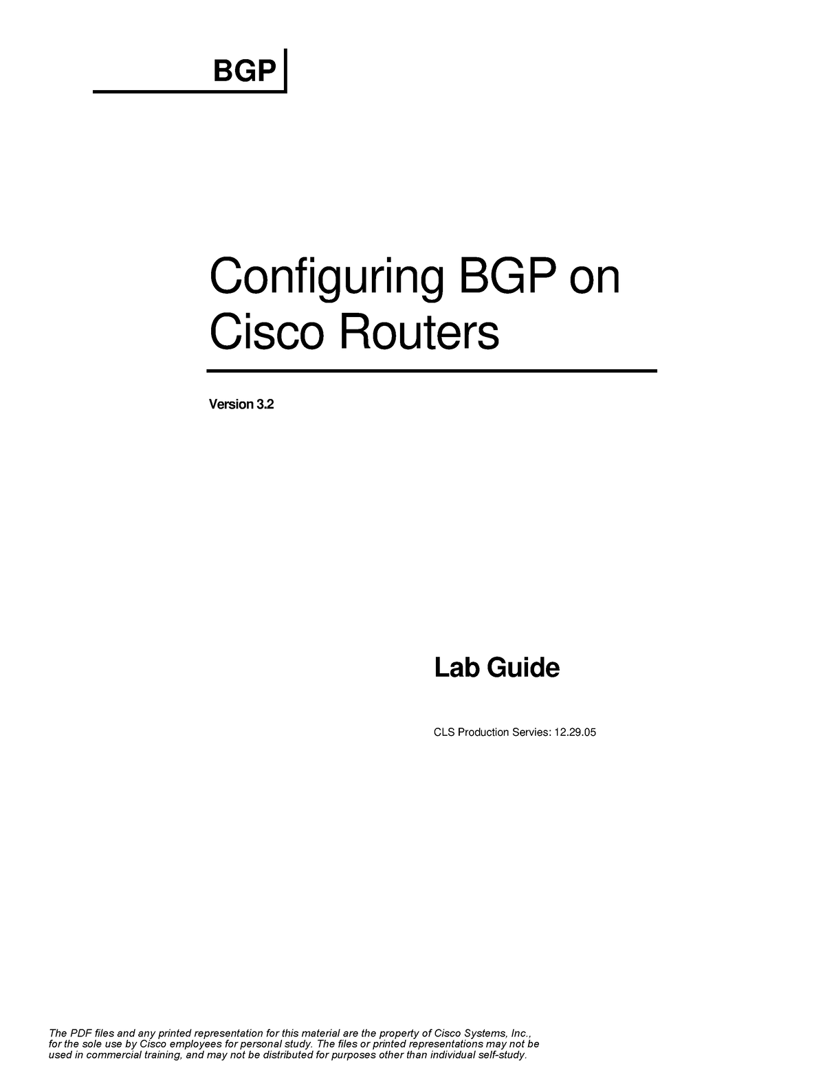 cisco bgp case study