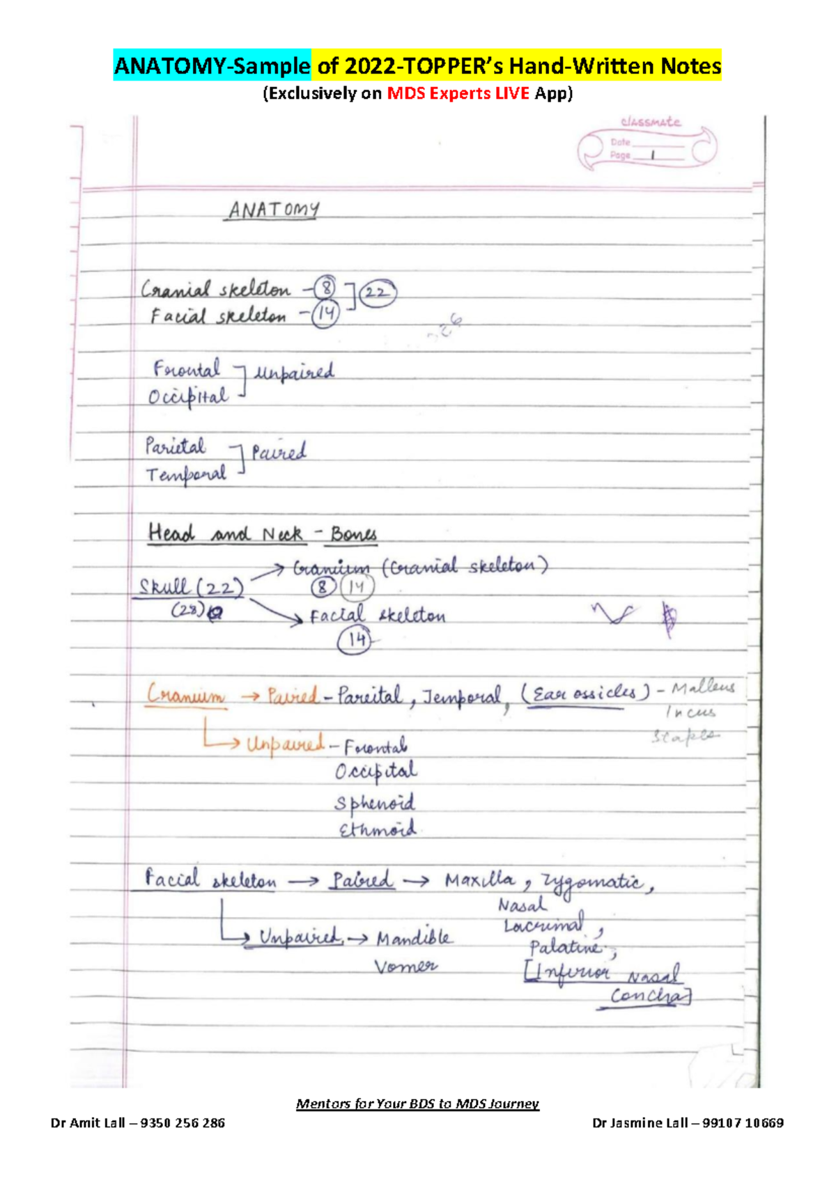 Sample - Anatomy 5cc684cc-33e7-4ae4-bfc0-8e394f09b30c - Bachelor of ...