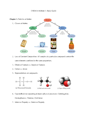 Chem1 A Practice Midterm - Chem 001A General Chemistry Ludwig Bartels ...