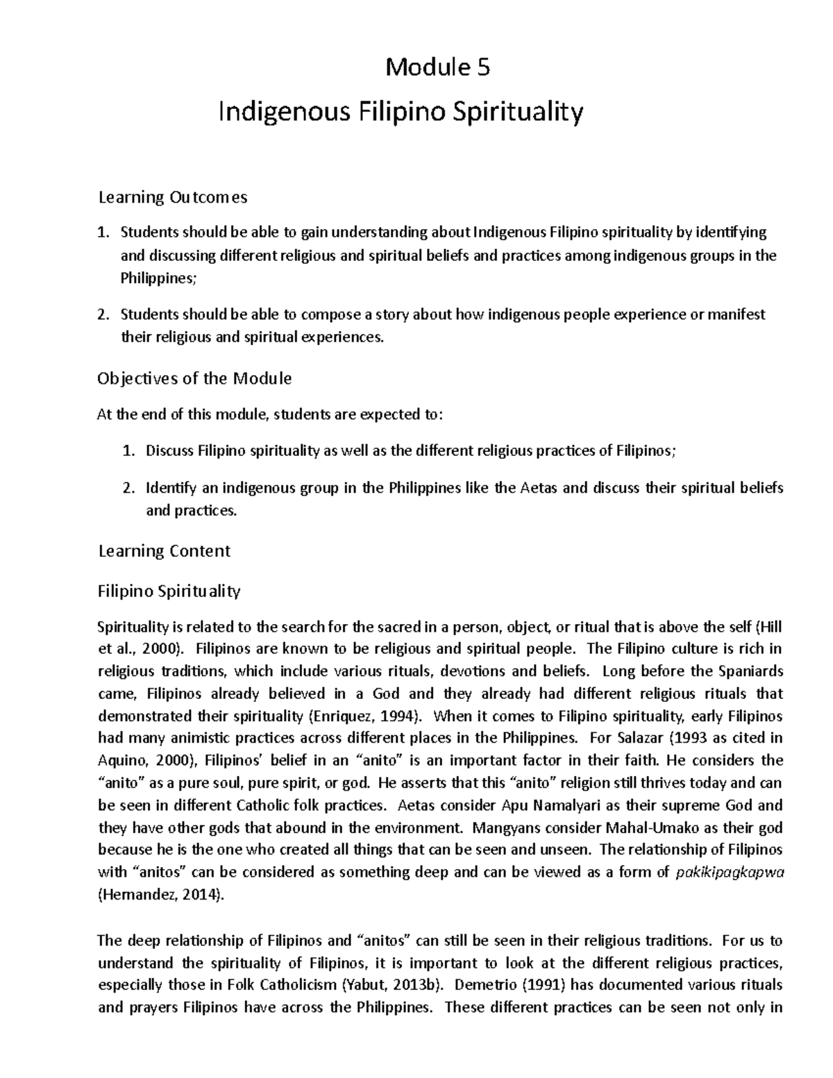 Modules-5-9 - N/A - Social Work with Indigenous Communities - Module 5 ...