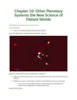 Astronomy 2-1 - Notes with images from class PPT - Chapter 6: Formation ...