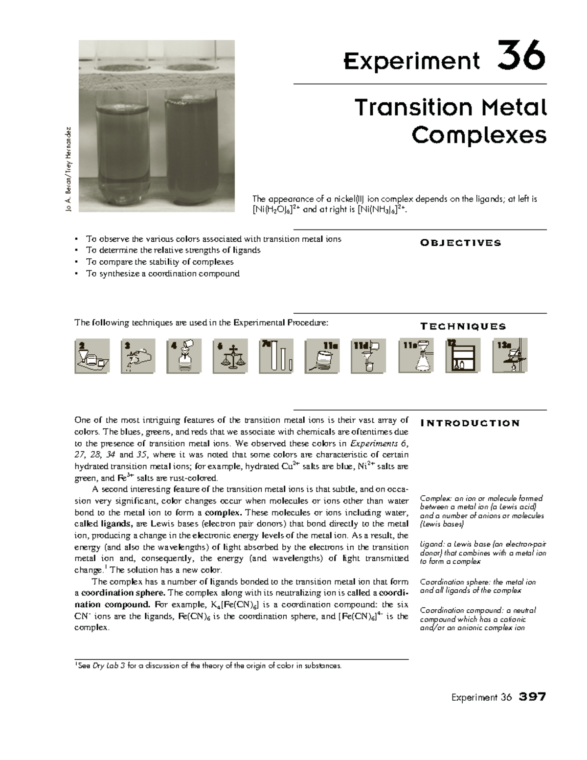 Jo Allan Beran Laboratory Manual for Principles of General Chemistry