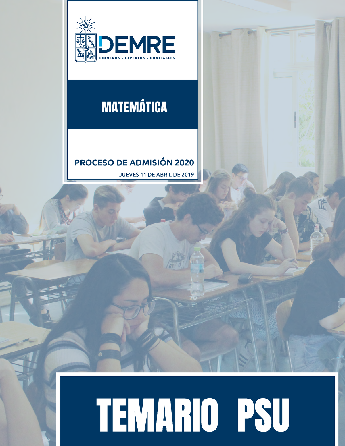 Temario Matematica Proceso De Admisin Jueves