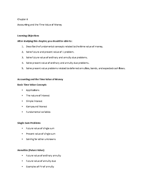 Chapter 5 Lecture Notes 7 - Chapter 5 Balance Sheet and Statement of ...