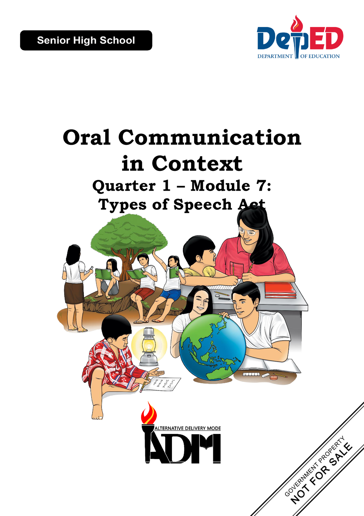 Oral Communication Quarter 1 Module 7 - Oral Communication in Context ...