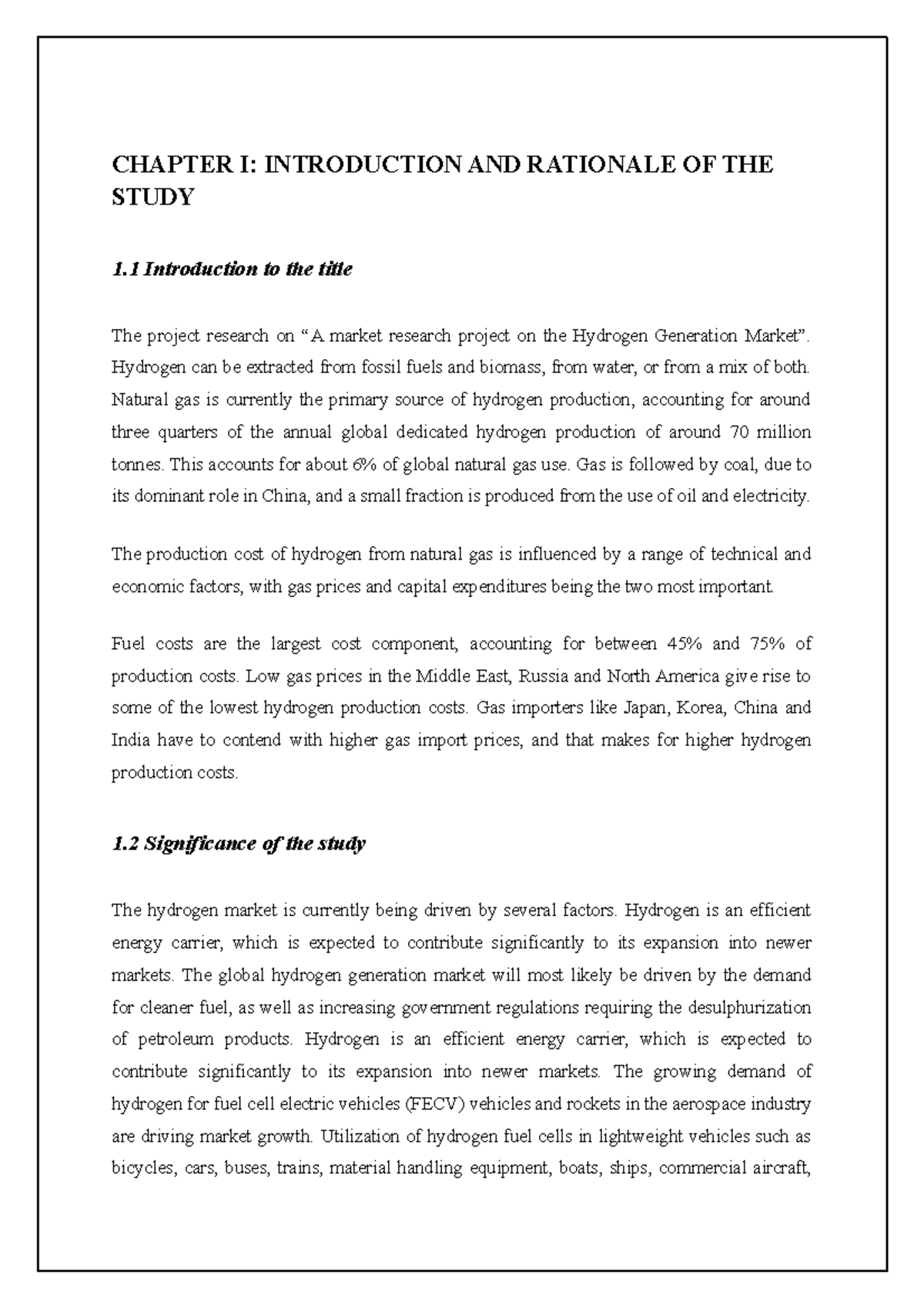 Chapter 1 - CHAPTER I: INTRODUCTION AND RATIONALE OF THE STUDY 1 ...