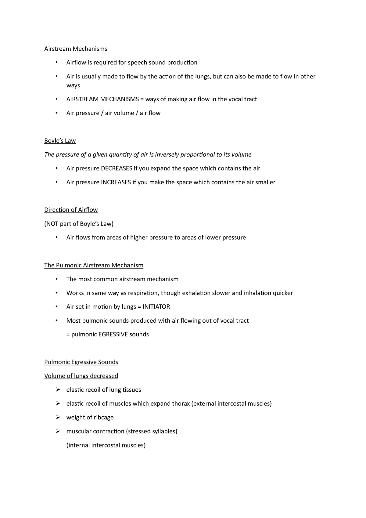 Airstream Mechanisms - Airstream Mechanisms Airflow Is Required For ...