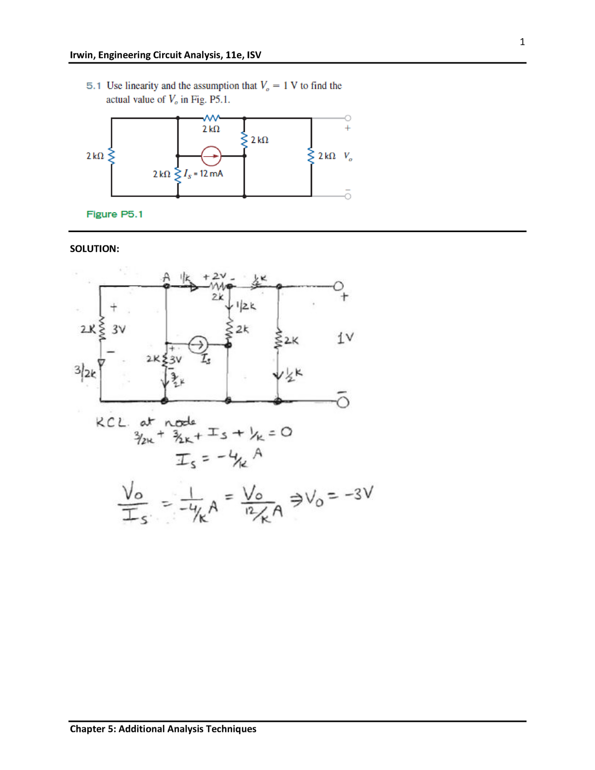 Ch05 - 회로이론ii (Circuit Theory ii) - 국민대학교 Irwin Engineering Circuit