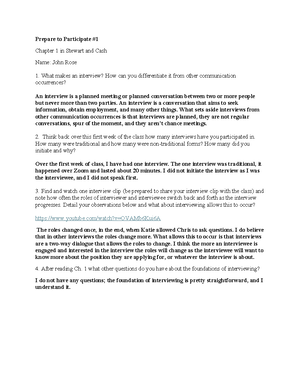 P2P#3 - Chapter notes - Prepare to Participate # Chapter 3-4 in Stewart ...
