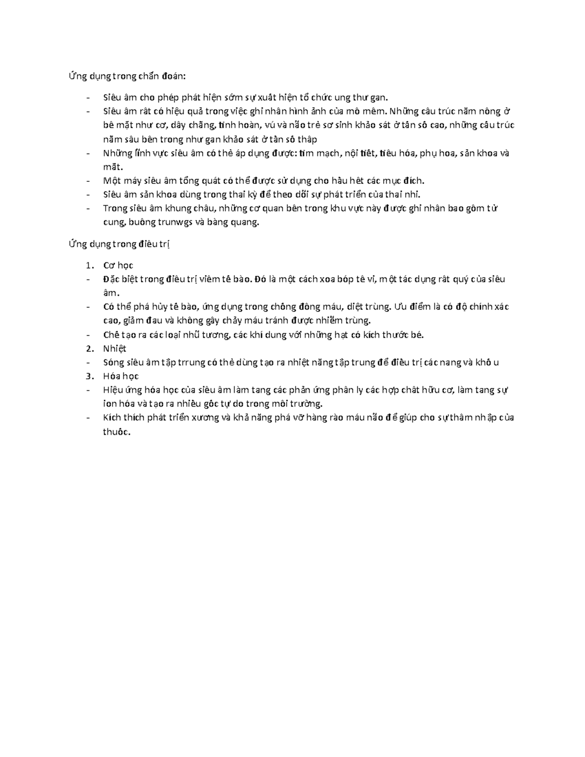 Ứng dụng trong chẩn đoán Kỹ thuật hạt nhân trong y tế HUST Studocu