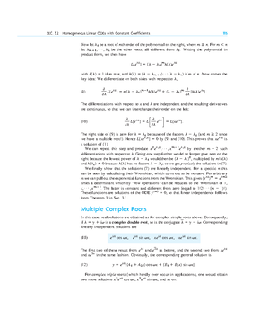 Advanced Engineering Mathematics (41) - T H E O R E M 1 Conversion of ...