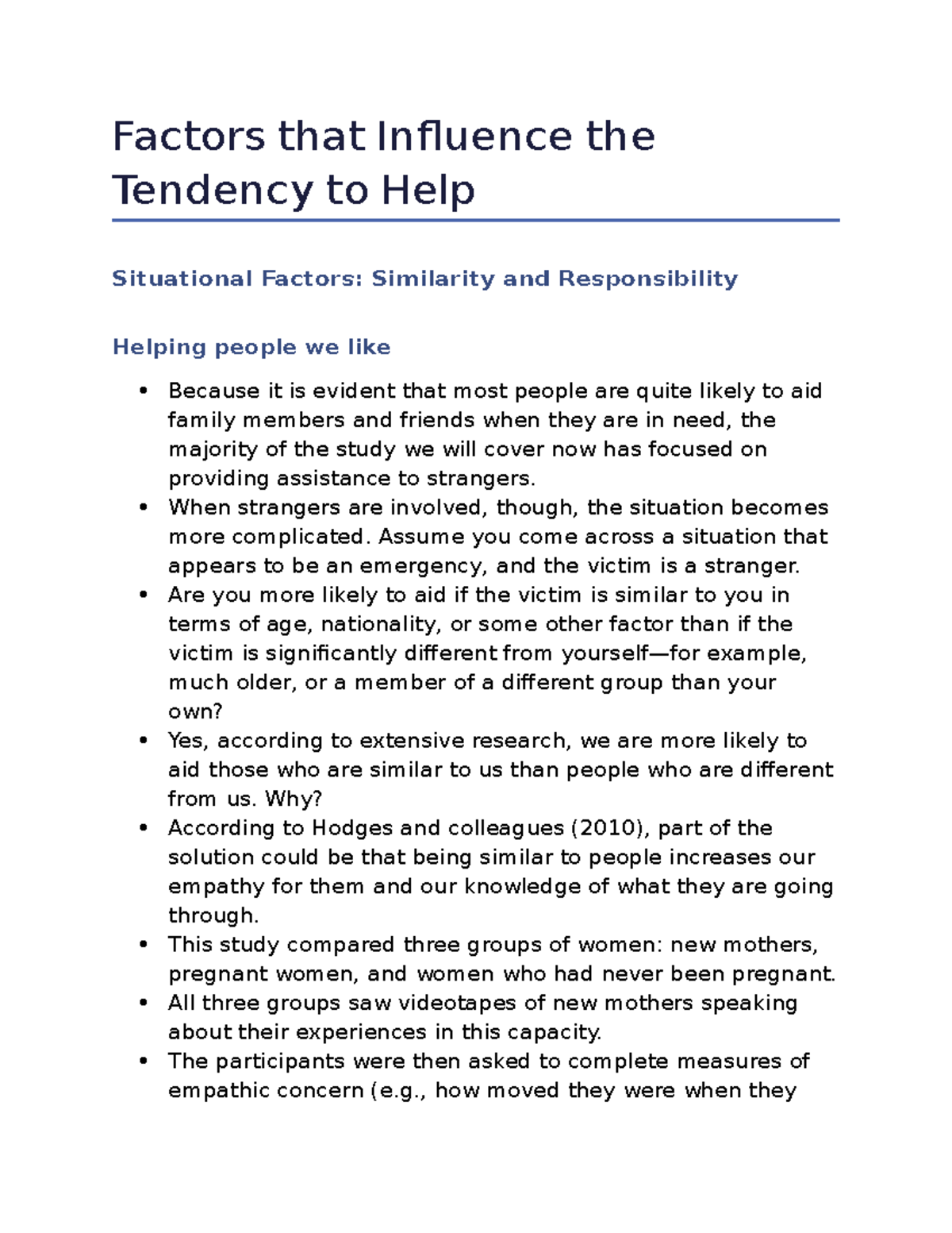 factors-that-influence-the-tendency-to-help-factors-that-influence