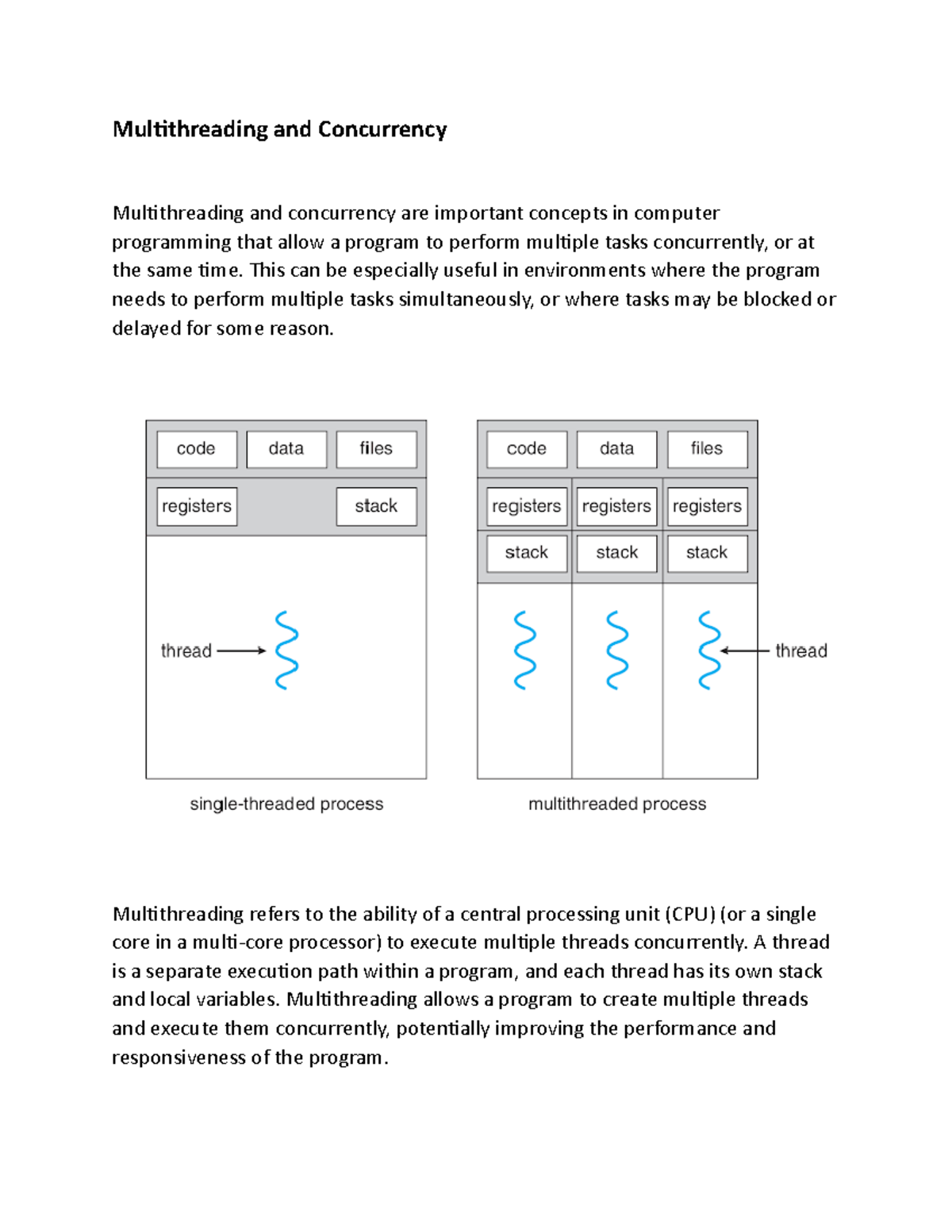 Multithreading And Concurrency - Multithreading And Concurrency ...