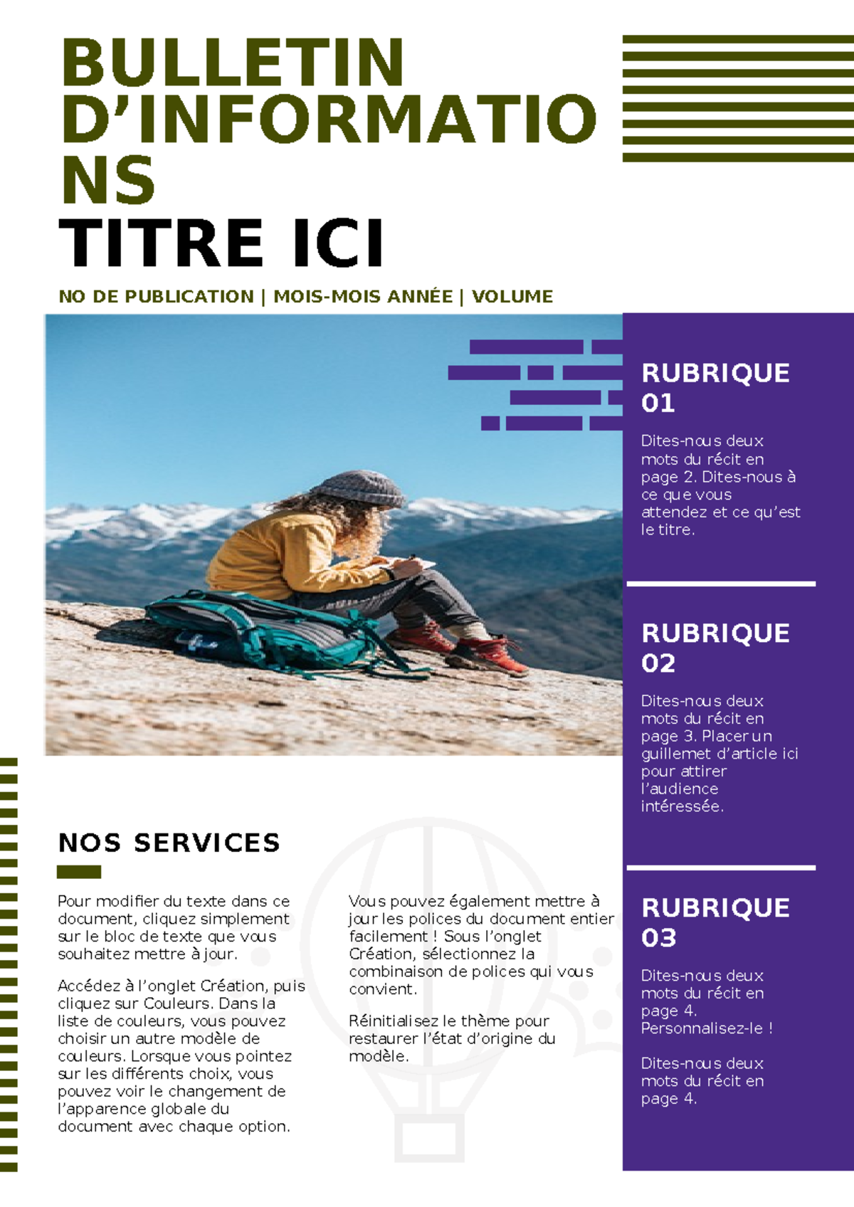 fffffffffffffff - BULLETIN D’INFORMATIO NS TITRE ICI NO DE PUBLICATION ...