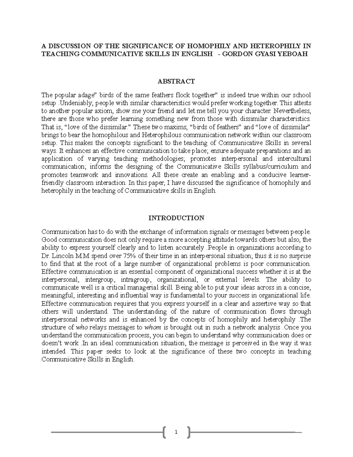 Homophily: The Most Surprising Example Ever Revealed - wupdaso