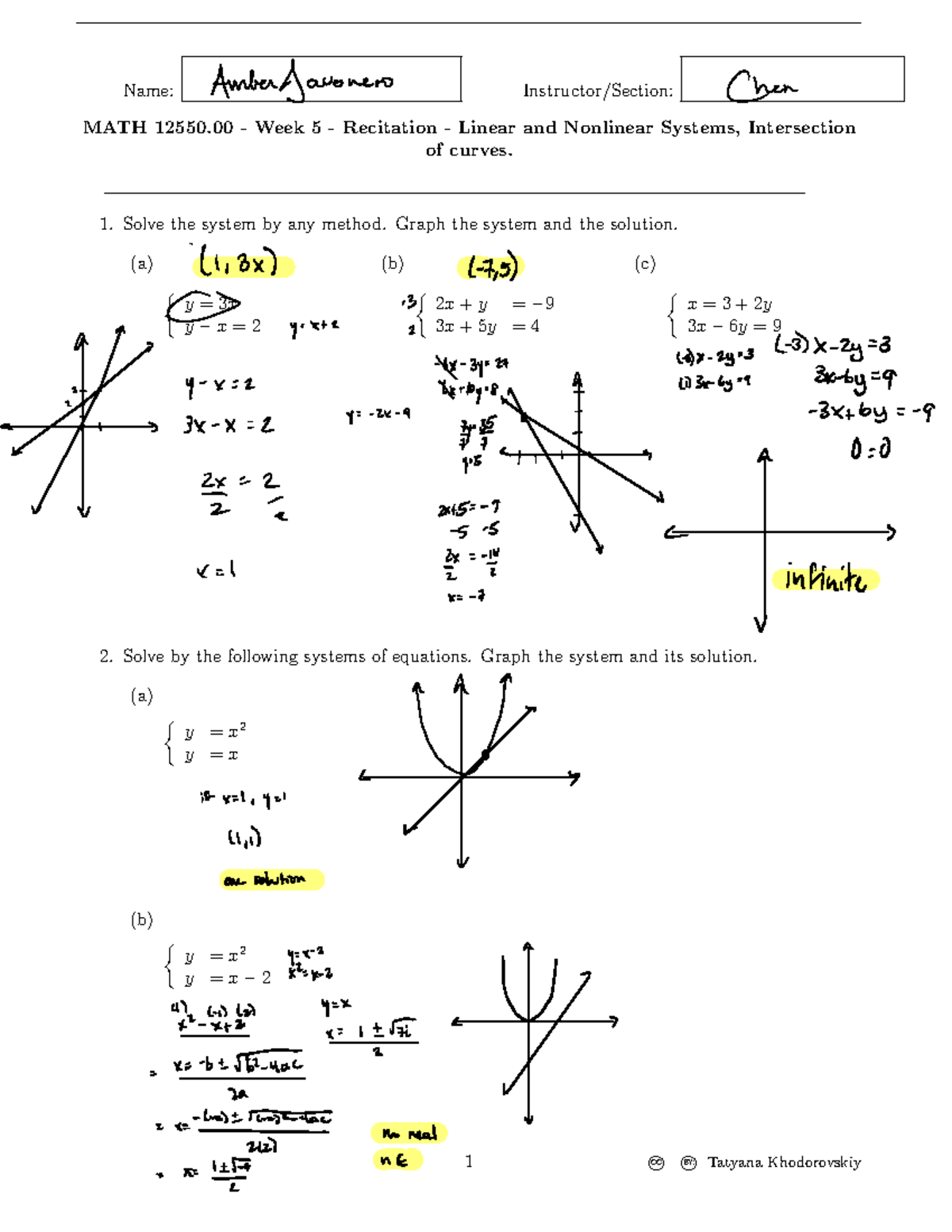 recitation-5-solve-the-system-by-any-method-graph-the-system-and-the