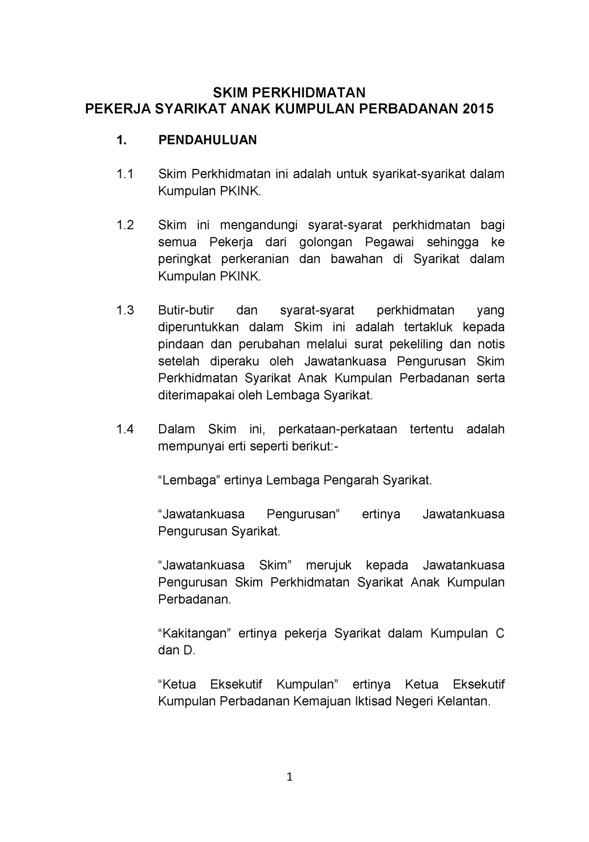 Report Skim Perkhidmatan Pekerja - SKIM PERKHIDMATAN PEKERJA SYARIKAT ...