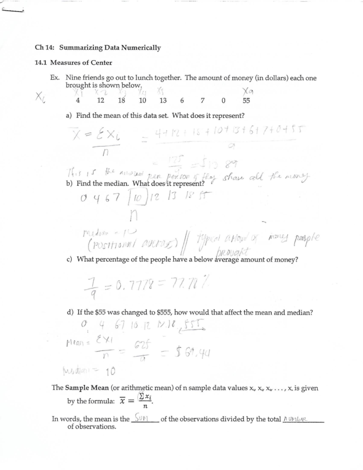 —Chapter 14 - Summarizing Data Numerically - Ch 14: Summarizing Data ...