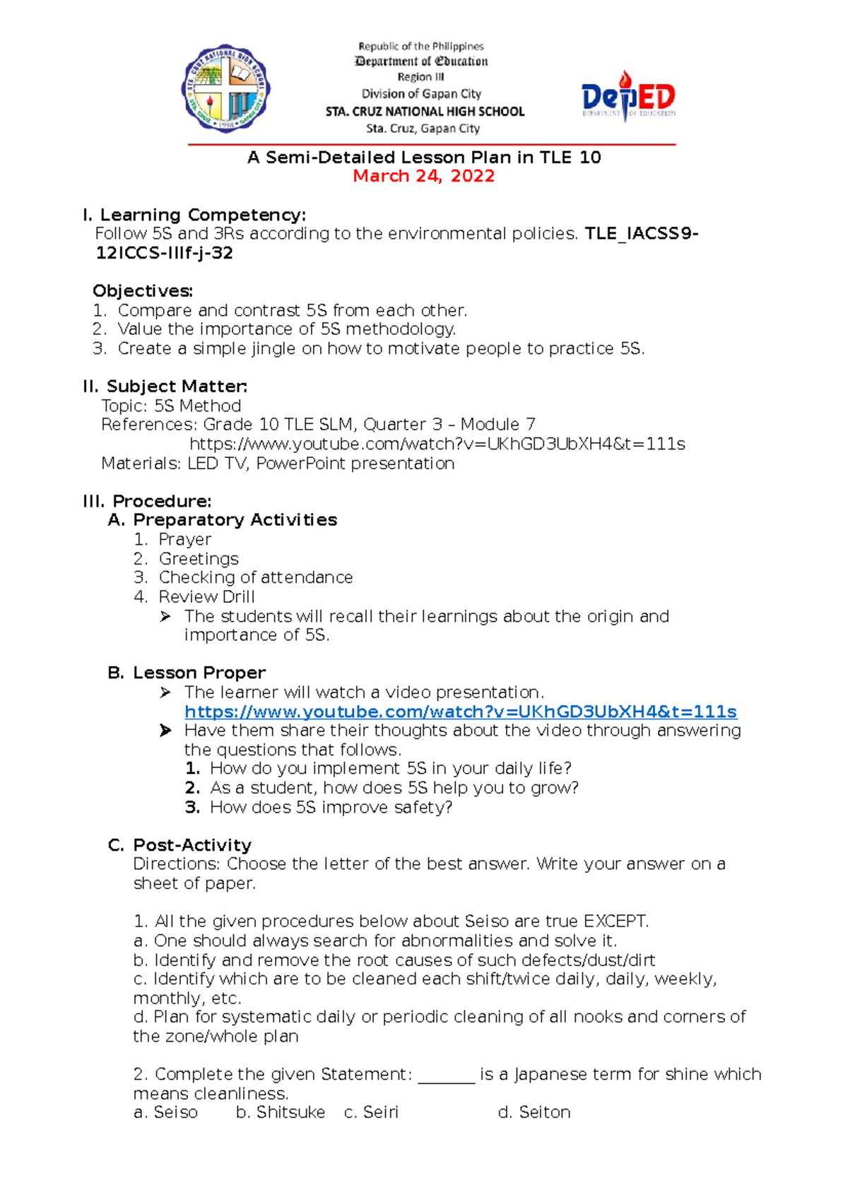 tle-10-5s-activities-lesson-plan-a-semi-detailed-lesson-plan-in-tle