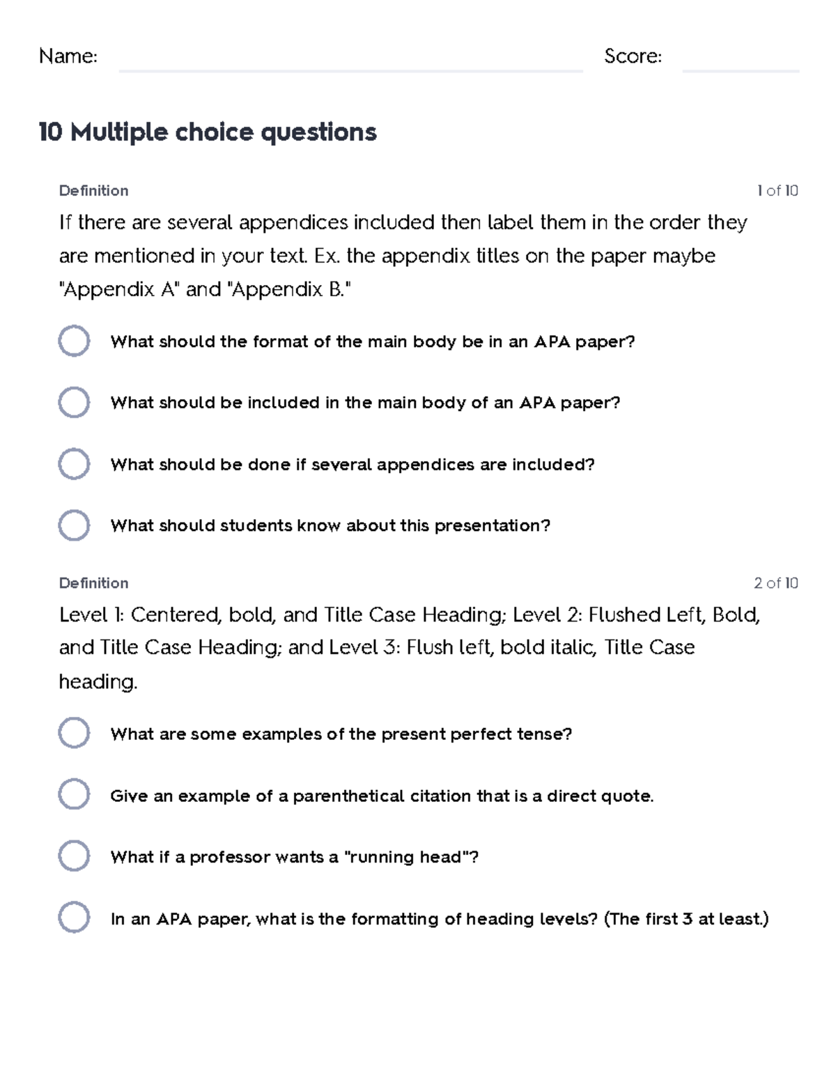 apa-7th-edition-practice-quiz-3-name-score-10-multiple-choice