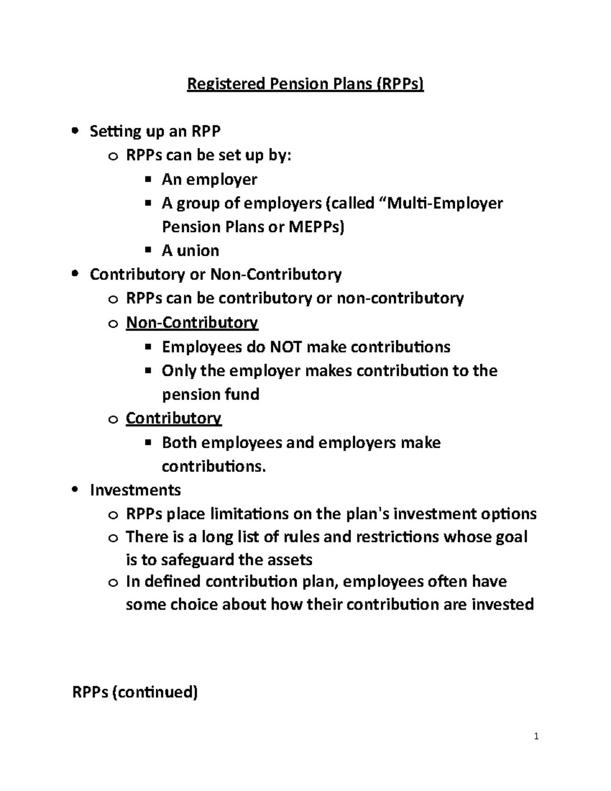 Rpp Contributions Canada _ Defined contribution registered pension plan ...