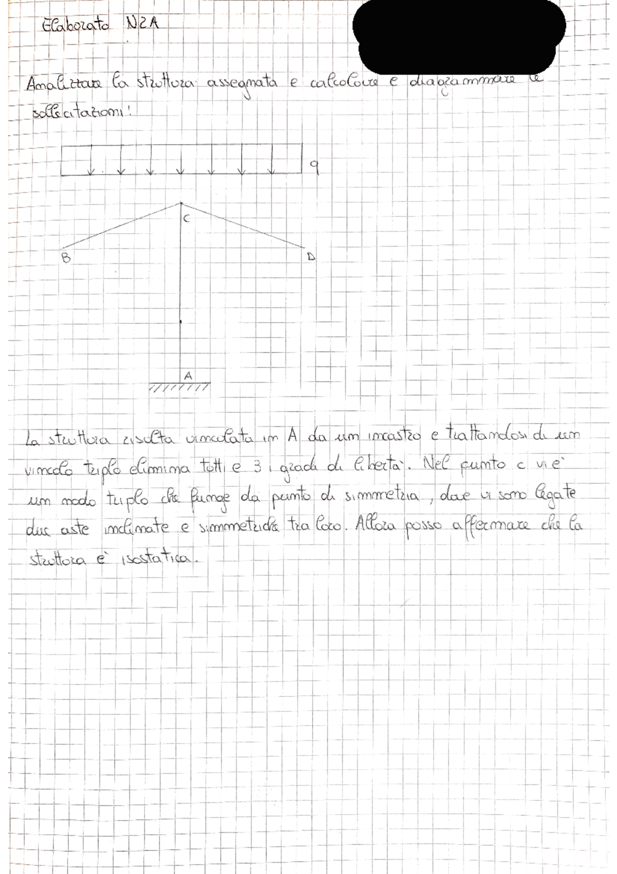 Elaborato 2 Tecnica Delle Costruzioni - Elementi Di Tecnica Delle ...