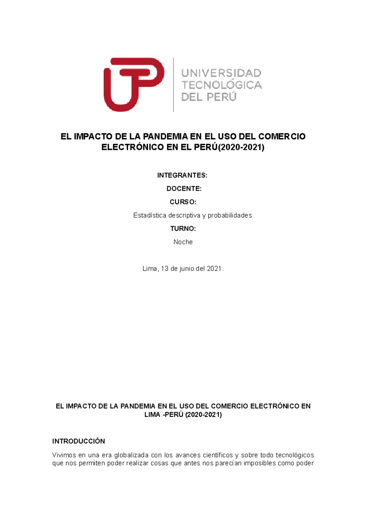 El impacto de la pandemia en el comercio electrónico en el Perú - EL ...