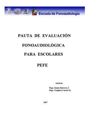 PEFF R Protocolo DE Evaluación Fonética Fonológia PEFF 2017 03 - 1 ...